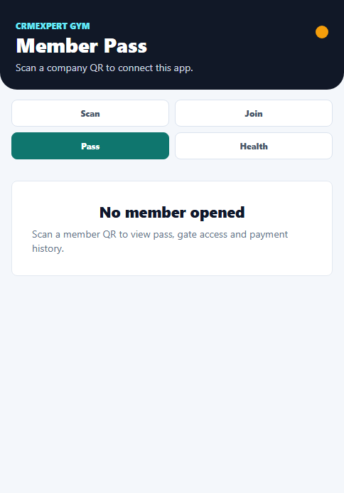 FitNexa Digital Member Pass Screenshot